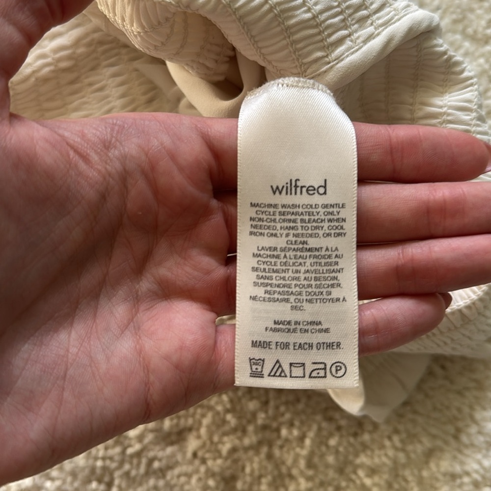 Wilfred Ruched Tank Cream - Picture 3 of 4